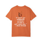 Afro Jazz Singer Graphic T-Shirt, Black History Music Tee, Unisex Garment-Dyed Shirt Printify