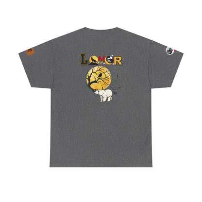 Polar Bear Graphic Unisex Tee, Wild Animal Introvert Graphic T-Shirt, Wildlife Lover Tee