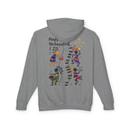 Handcrafted Afro Music Graphic Hoodie - Unisex Lightweight Hooded Sweatshirt, Hipster Hoodie Printify