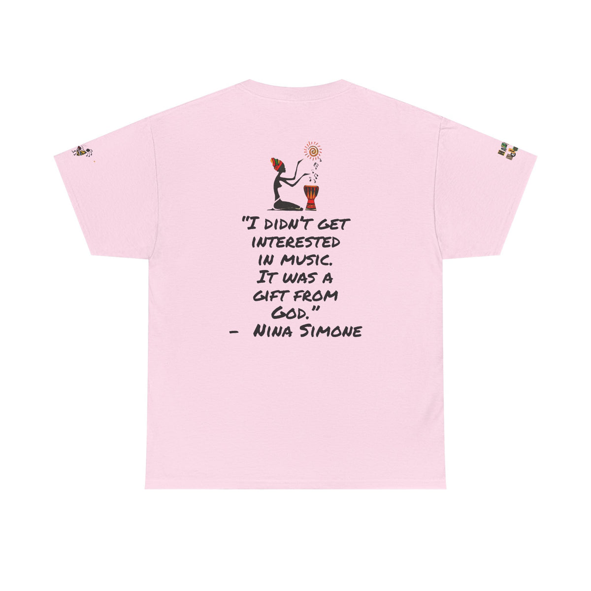 Afro Music Unisex Graphic Tee, Piano Art, Jazz Singer Shirt, Music Lover Gift Printify