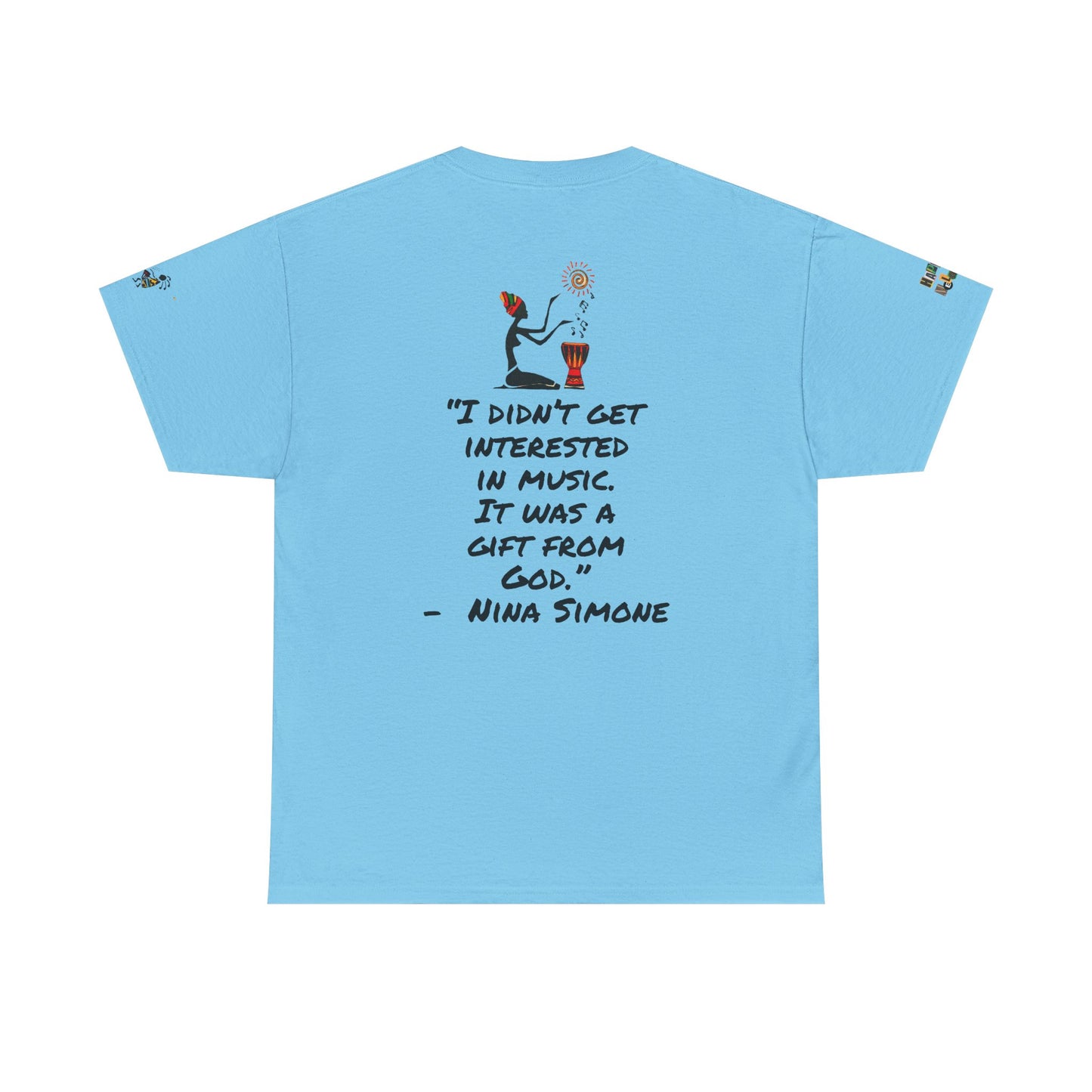 Afro Music Unisex Graphic Tee, Piano Art, Jazz Singer Shirt, Music Lover Gift