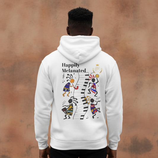 Handcrafted Afro Music Graphic Hoodie - Unisex Lightweight Hooded Sweatshirt, Hipster Hoodie
