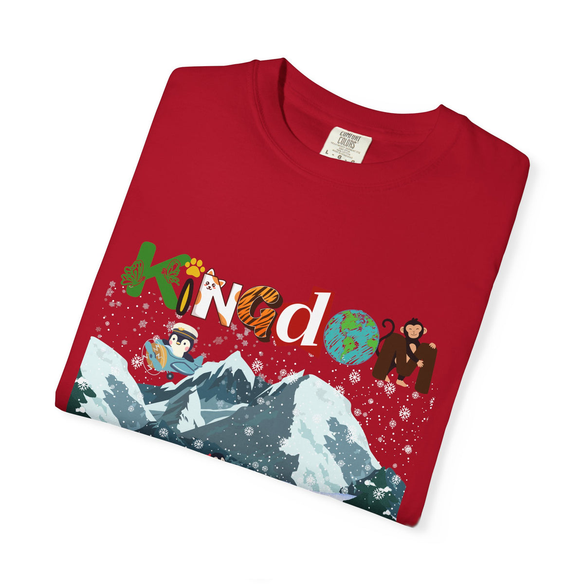 Arctic Life Penguin Graphic Unisex T-Shirt, Nature Theme, Wildlife Tee Shirt, Animal Lover Tee Printify