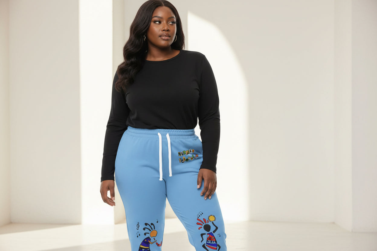 Kokopelli Dance Athletic Unisex Joggers — Colorful Southwestern Musician Print