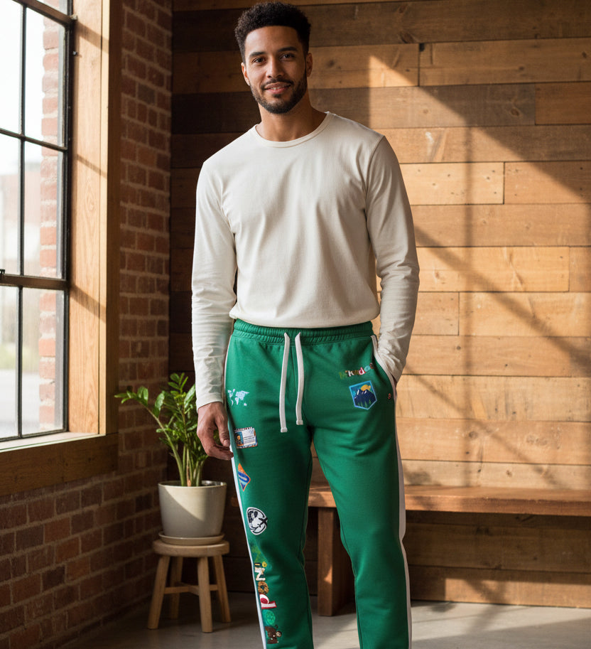 Travel-Inspired Graphic Athletic Unisex Joggers and Casual Fitness Pants Printify