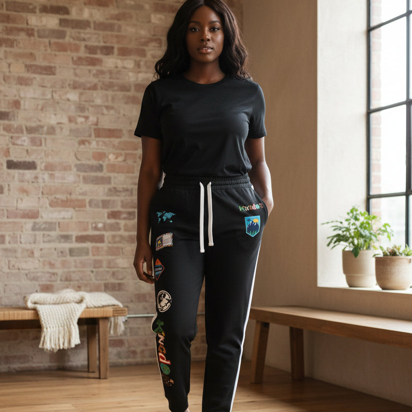 Unisex Travel-Inspired Athletic Joggers | Versatile Casual Fitness Apparel and Performance Workout Gear Printify