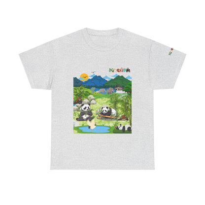 Panda Graphic Unisex Tee, Nature Inspired, Animal Kingdom Shirt, Wildlife Tee