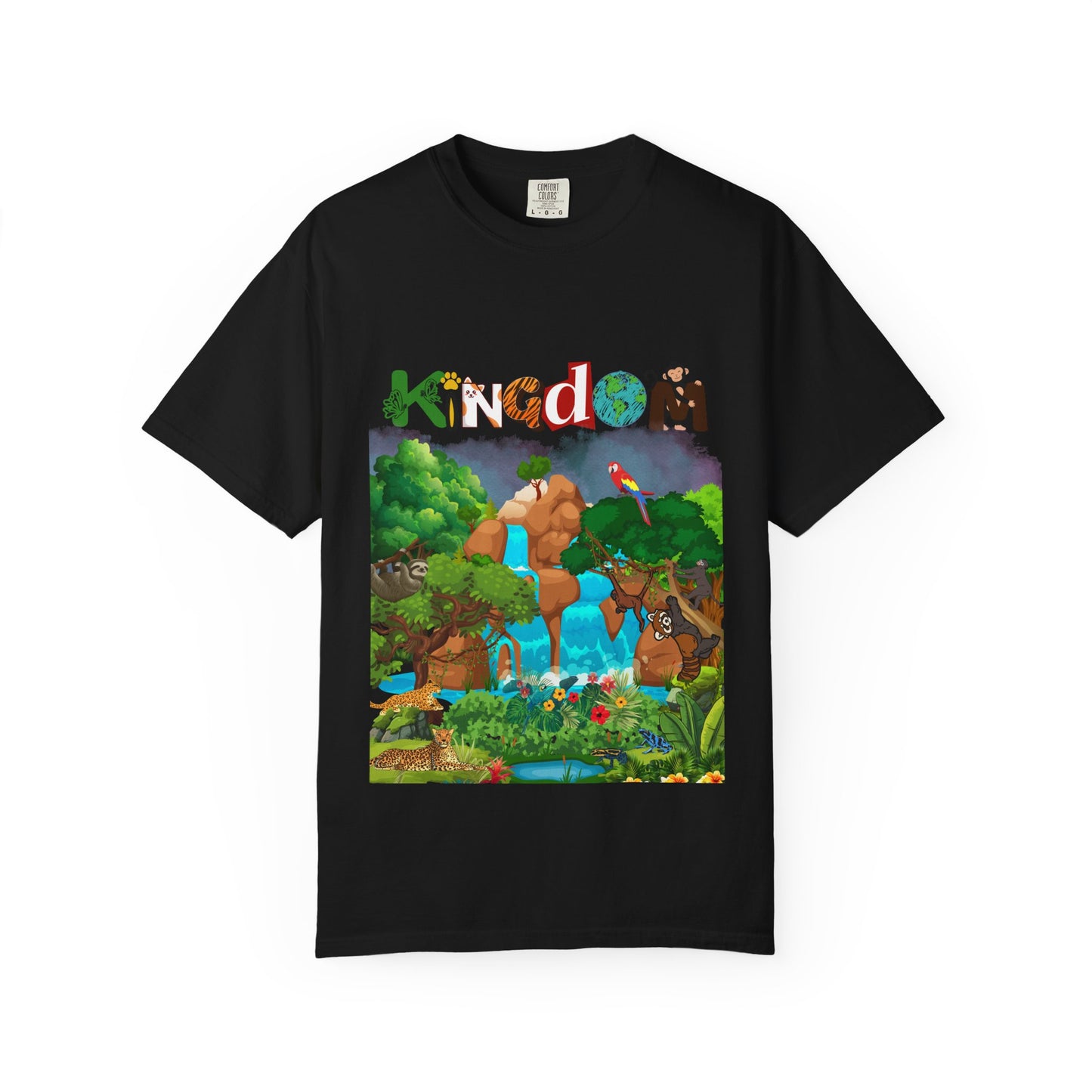 Rainforest Animal Graphic Unisex T-shirt, Jungle Wildlife Tee, Nature Lover Gift