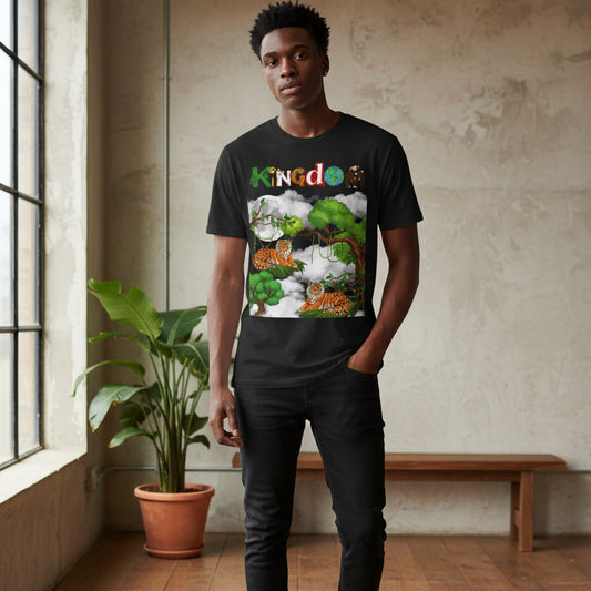 Tiger, Jungle Graphic T-Shirt, Safari Wildlife Tee, Animal Lover Gift, Nature Theme Shirt