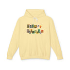 Handcrafted Afro Music Graphic Hoodie - Unisex Lightweight Hooded Sweatshirt, Hipster Hoodie Printify