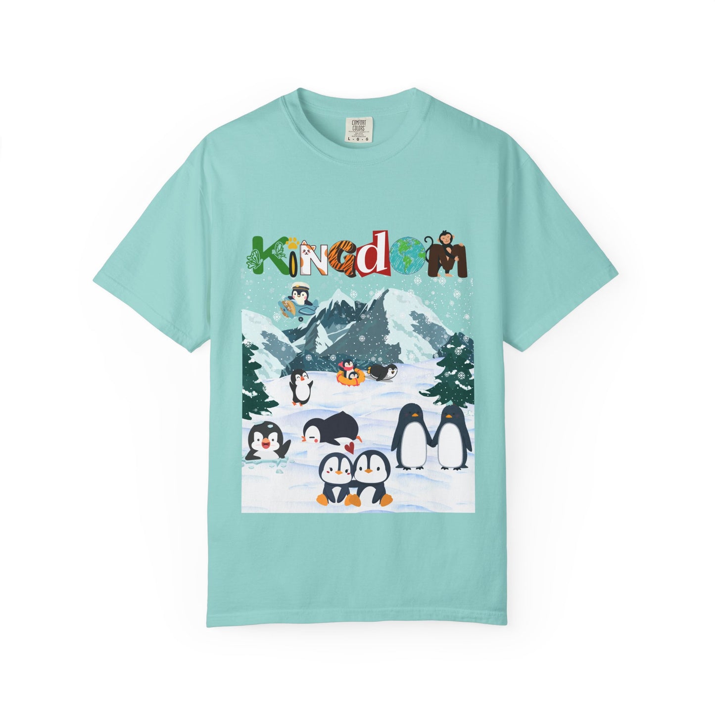 Arctic Life Penguin Graphic Unisex T-Shirt, Nature Theme, Wildlife Tee Shirt, Animal Lover Tee