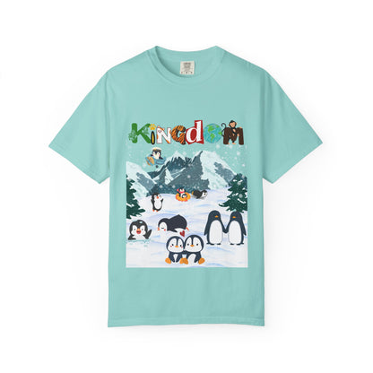 Arctic Life Penguin Graphic Unisex T-Shirt, Nature Theme, Wildlife Tee Shirt, Animal Lover Tee
