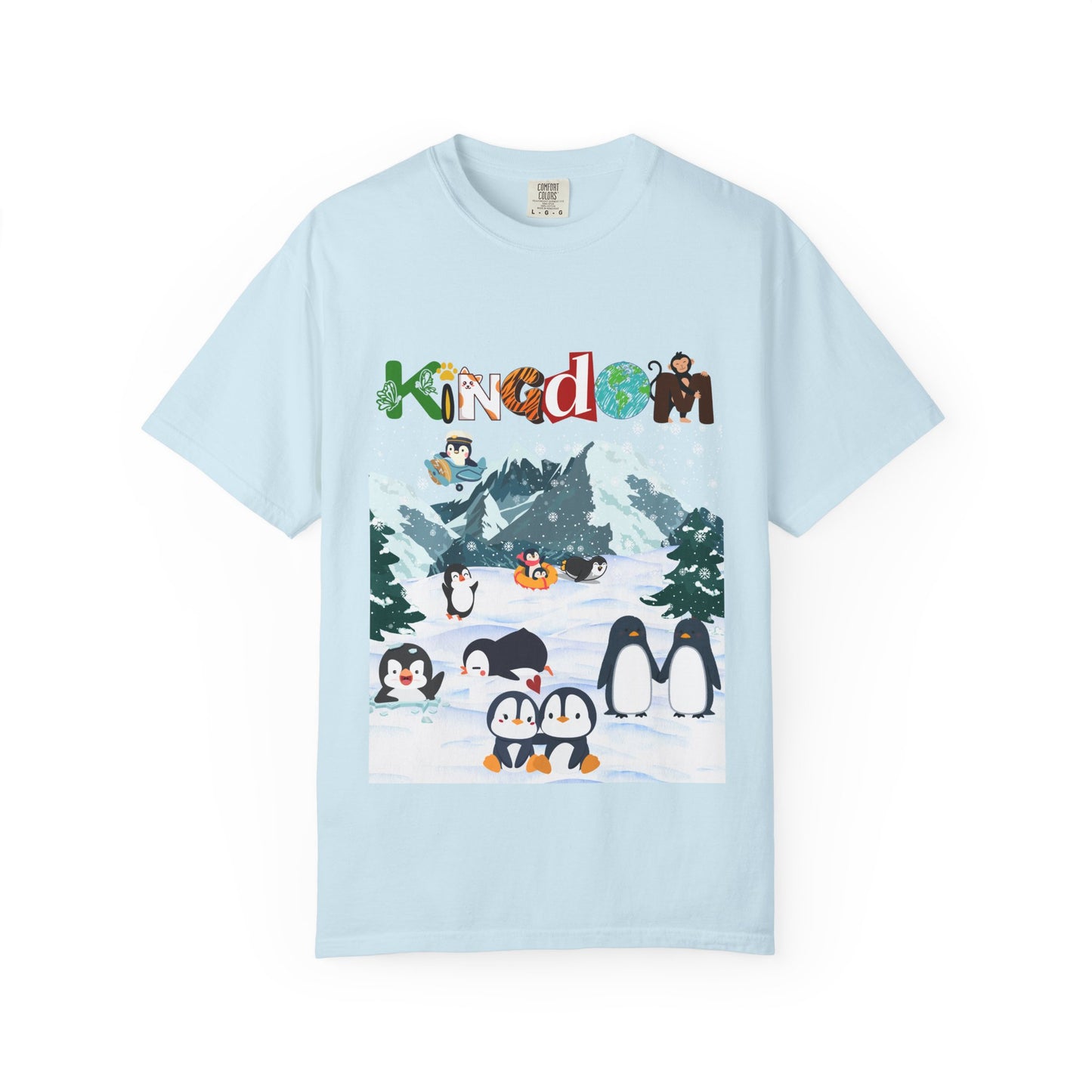 Arctic Life Penguin Graphic Unisex T-Shirt, Nature Theme, Wildlife Tee Shirt, Animal Lover Tee