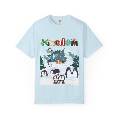 Arctic Life Penguin Graphic Unisex T-Shirt, Nature Theme, Wildlife Tee Shirt, Animal Lover Tee