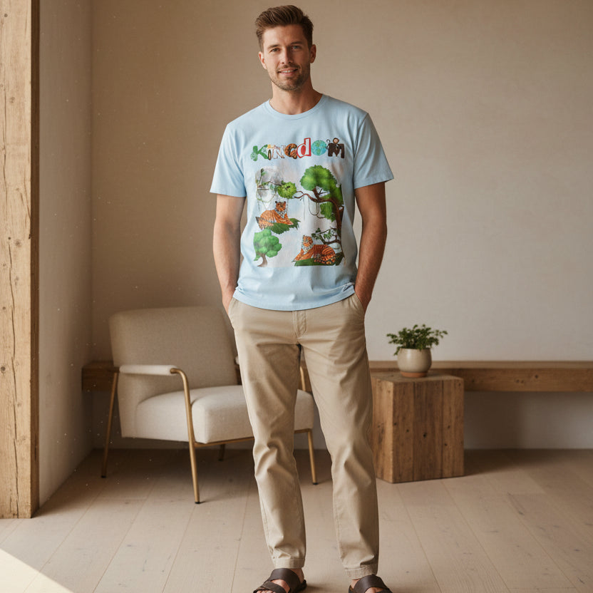Tiger, Jungle Graphic T-Shirt, Safari Wildlife Tee, Animal Lover Gift, Nature Theme Shirt Printify