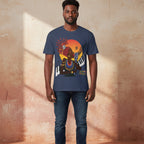 Afro Jazz Singer Graphic T-Shirt, Black History Music Tee, Unisex Garment-Dyed Shirt Printify
