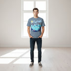 Nautical Ocean Life Whales Graphic Unisex T-Shirt, Nature Art Tee, Beachwear Shirt Printify