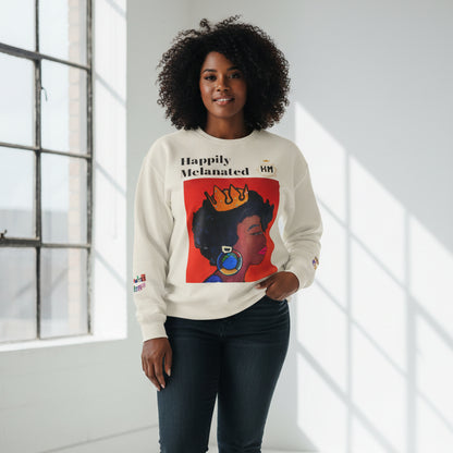Afrocentric Graphic Sweatshirt - Black Art Unisex Lightweight Crewneck
