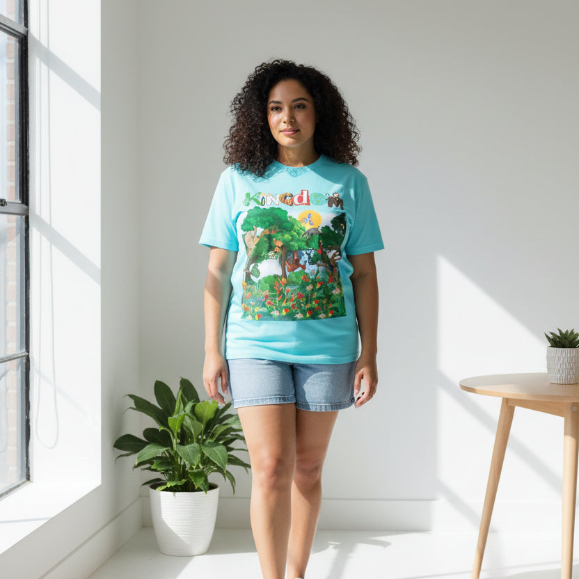 Monkey Graphic Jungle Animals T-shirt, Wildlife Lover Tee, Safari Theme Shirt