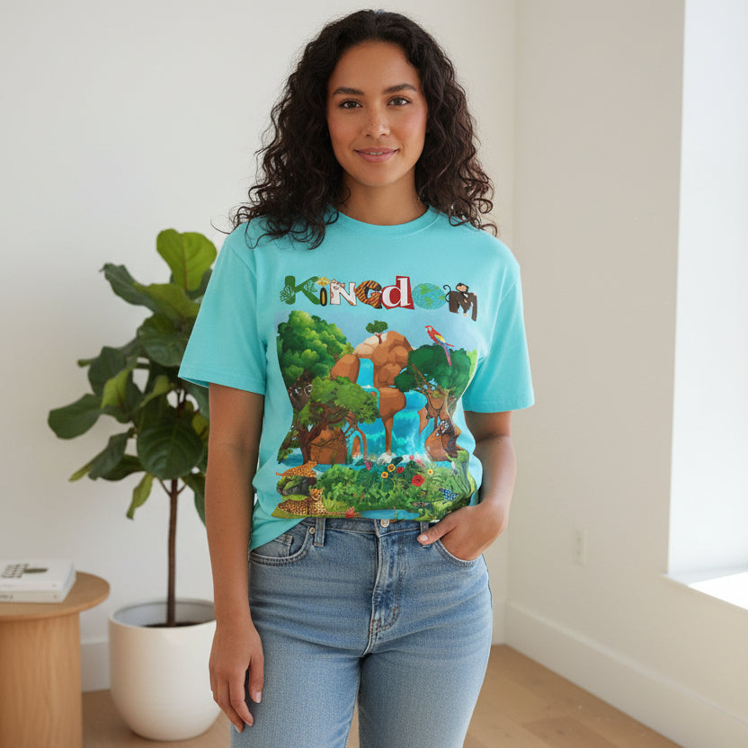 Rainforest Animal Graphic Unisex T-shirt, Jungle Wildlife Tee, Nature Lover Gift