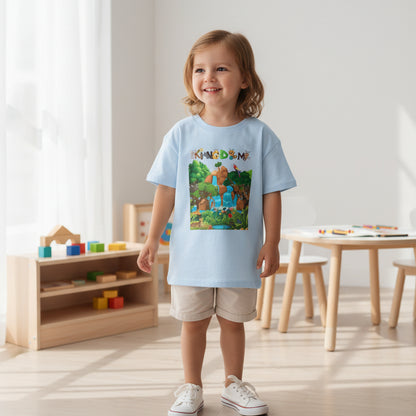 Animal Jungle Heavy Cotton™ Toddler T-shirt - Cute Safari Kids Shirt, Wildlife Graphic Tee
