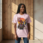 Afro Music Unisex Graphic Tee, Piano Art, Jazz Singer Shirt, Music Lover Gift Printify