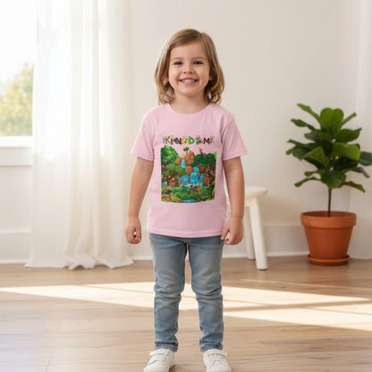 Animal Jungle Heavy Cotton™ Toddler T-shirt - Cute Safari Kids Shirt, Wildlife Graphic Tee