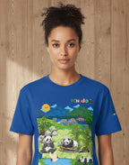 Panda Graphic Unisex Tee, Nature Inspired, Animal Kingdom Shirt, Wildlife Tee Printify