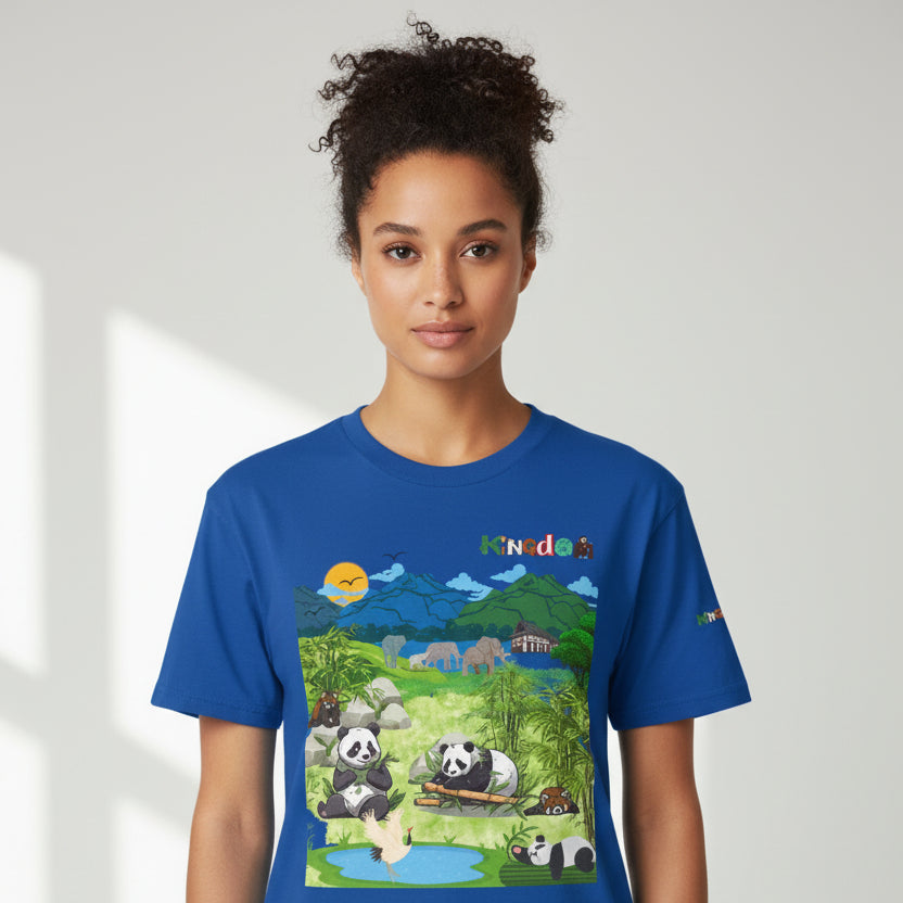 Panda Graphic Unisex Tee, Nature Inspired, Animal Kingdom Shirt, Wildlife Tee