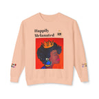Afrocentric Graphic Sweatshirt - Black Art Unisex Lightweight Crewneck Printify