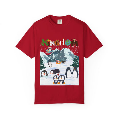 Arctic Life Penguin Graphic Unisex T-Shirt, Nature Theme, Wildlife Tee Shirt, Animal Lover Tee