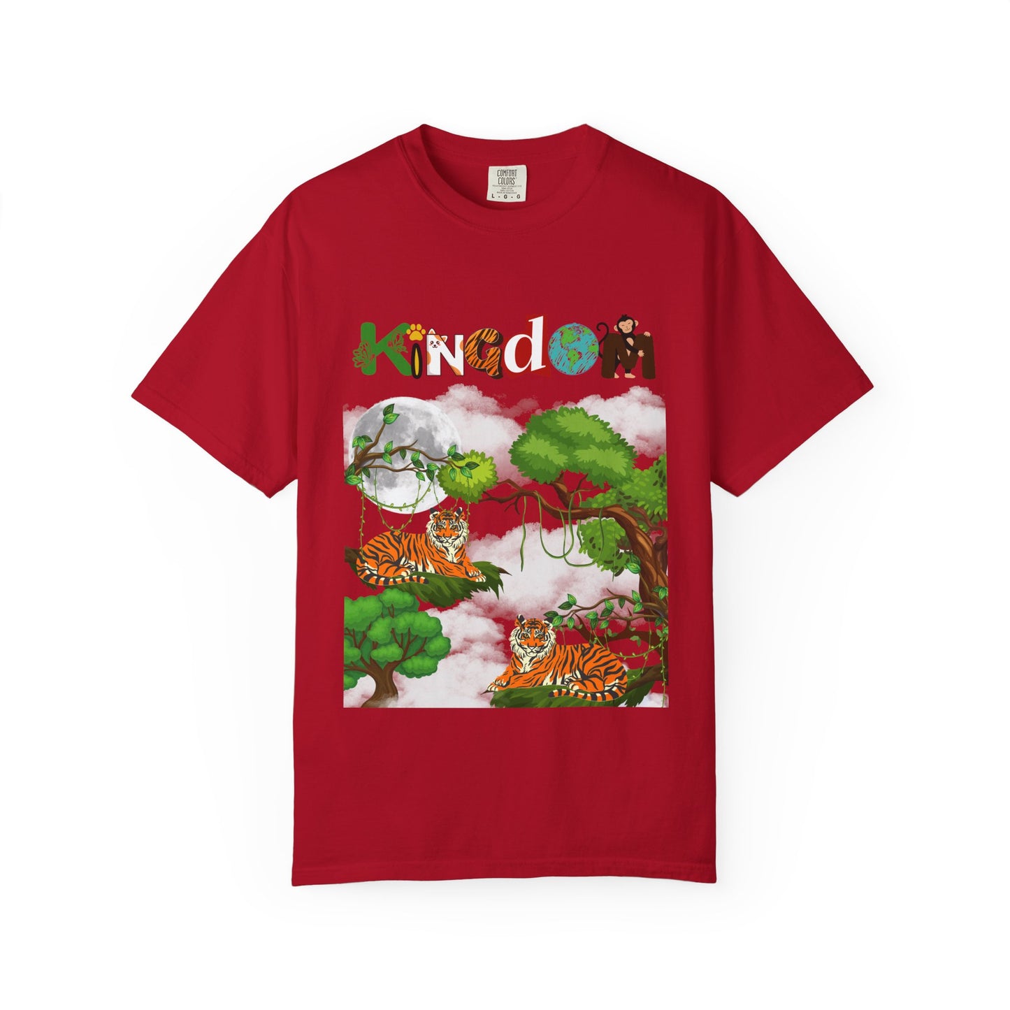 Tiger, Jungle Graphic T-Shirt, Safari Wildlife Tee, Animal Lover Gift, Nature Theme Shirt
