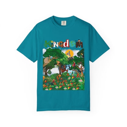 Monkey Graphic Jungle Animals T-shirt, Wildlife Lover Tee, Safari Theme Shirt