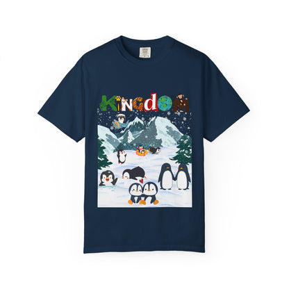 Arctic Life Penguin Graphic Unisex T-Shirt, Nature Theme, Wildlife Tee Shirt, Animal Lover Tee