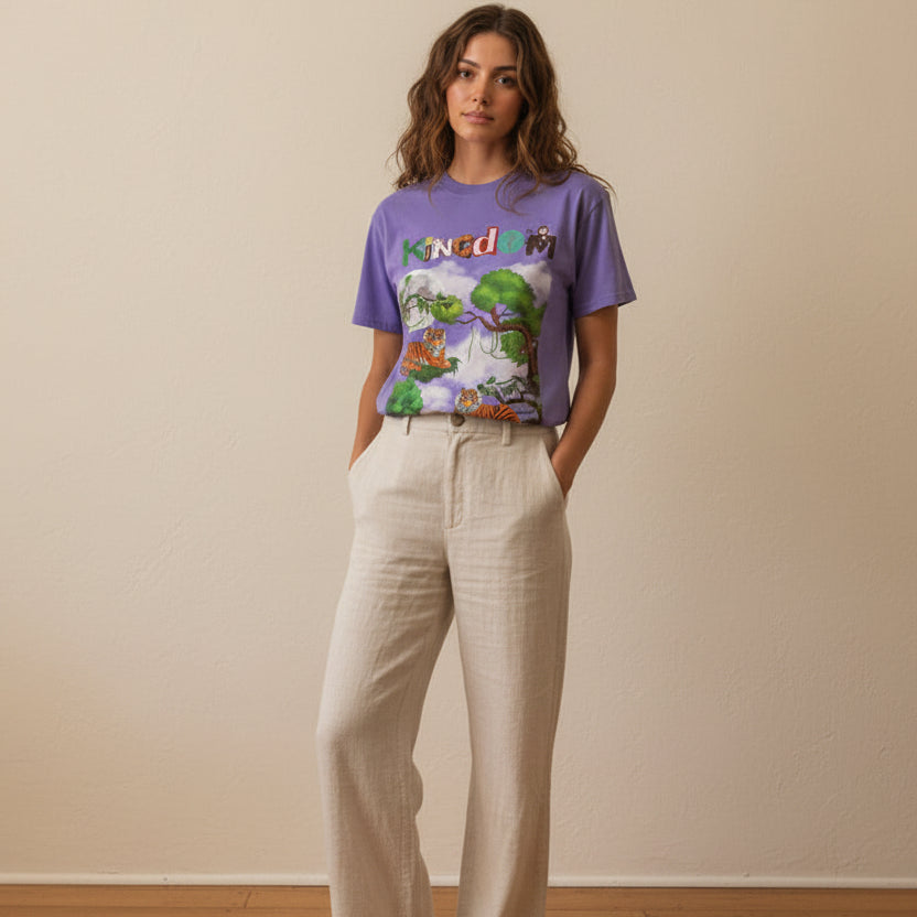 Tiger, Jungle Graphic T-Shirt, Safari Wildlife Tee, Animal Lover Gift, Nature Theme Shirt Printify