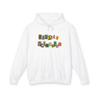 Handcrafted Afro Music Graphic Hoodie - Unisex Lightweight Hooded Sweatshirt, Hipster Hoodie Printify
