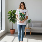 Monkey Graphic Jungle Animals T-shirt, Wildlife Lover Tee, Safari Theme Shirt Printify