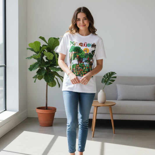 Monkey Graphic Jungle Animals T-shirt, Wildlife Lover Tee, Safari Theme Shirt