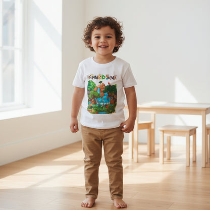 Animal Jungle Heavy Cotton™ Toddler T-shirt - Cute Safari Kids Shirt, Wildlife Graphic Tee