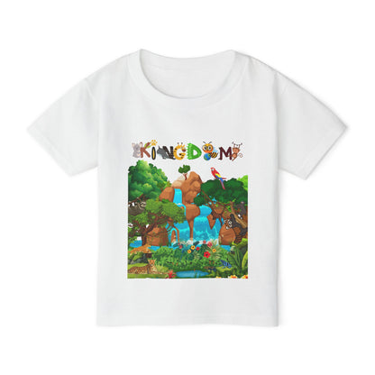 Animal Jungle Heavy Cotton™ Toddler T-shirt - Cute Safari Kids Shirt, Wildlife Graphic Tee