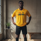 Grenada Flag Themed Graphic  V-Neck Soccer Jersey