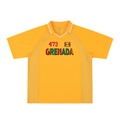 Grenada Flag Themed Graphic  V-Neck Soccer Jersey