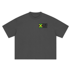 Jamaica Flag Art Themed Graphic Boxy Oversized Unisex T-Shirt