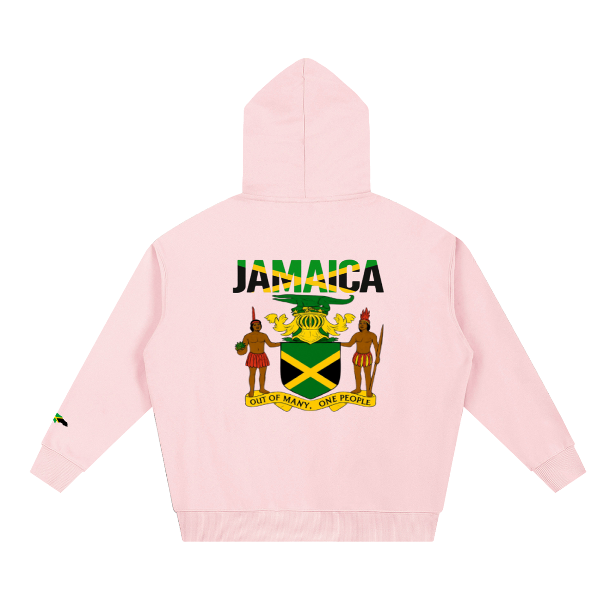 Jamaica Pride Art Graphic Essential Heavyweight Unisex Hoodie