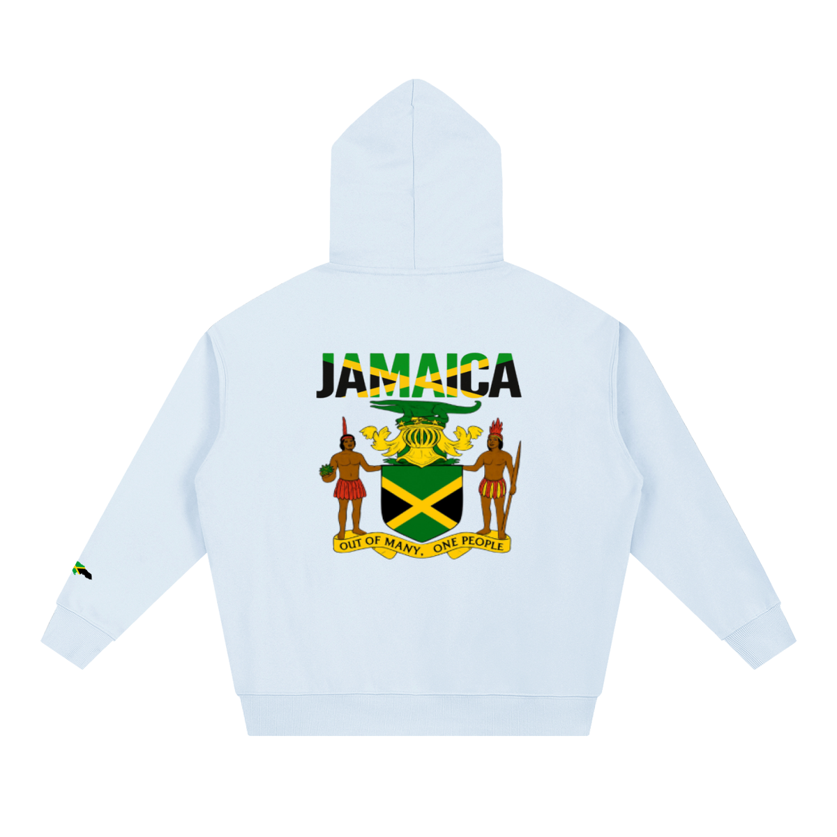 Jamaica Pride Art Graphic Essential Heavyweight Unisex Hoodie