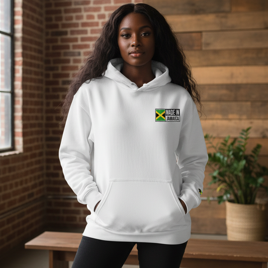 Jamaica Pride Art Graphic Essential Heavyweight Unisex Hoodie