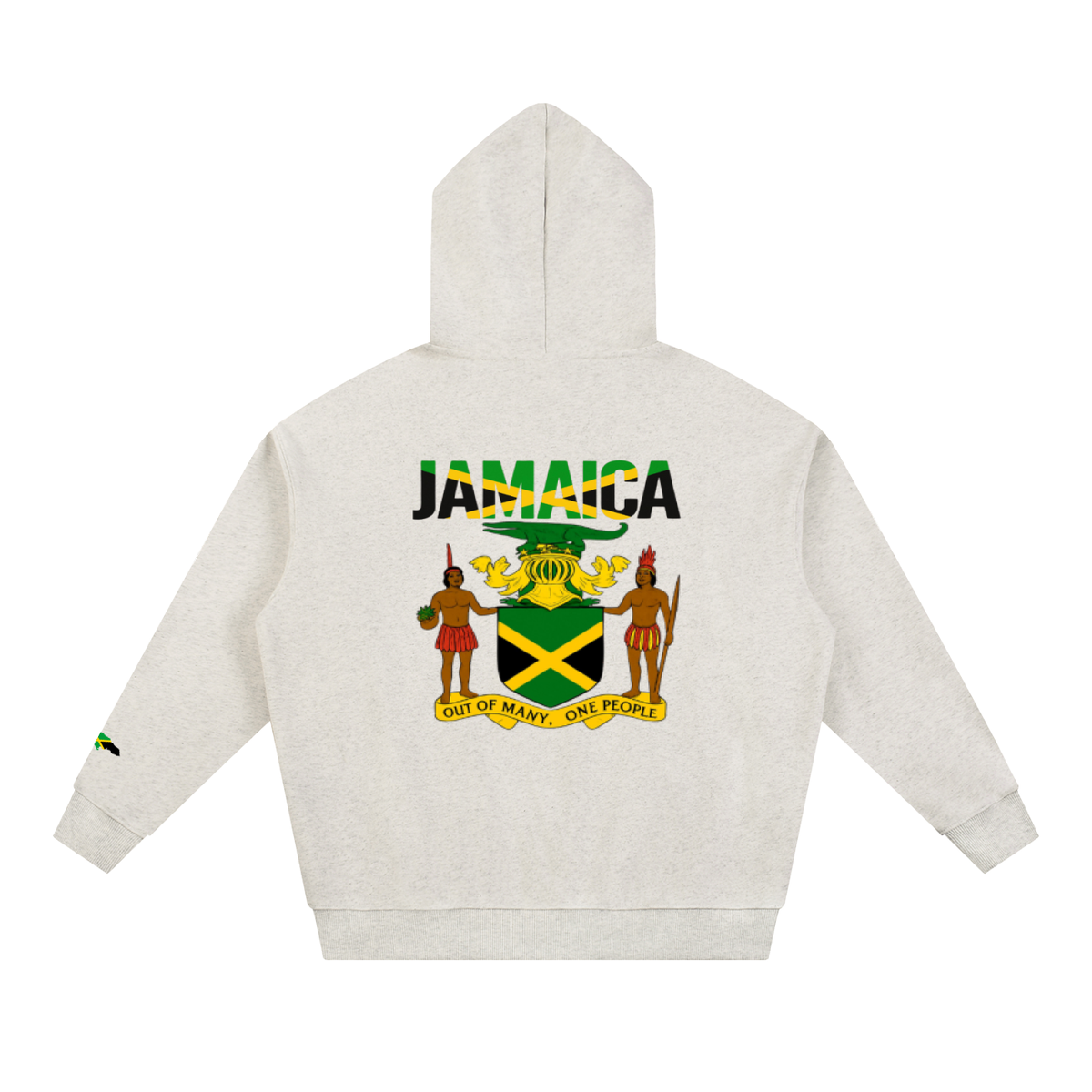 Jamaica Pride Art Graphic Essential Heavyweight Unisex Hoodie
