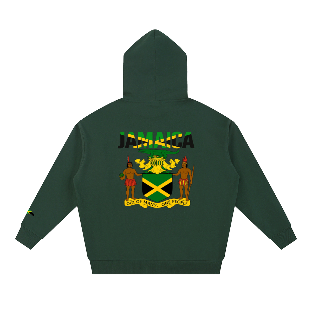Jamaica Pride Art Graphic Essential Heavyweight Unisex Hoodie