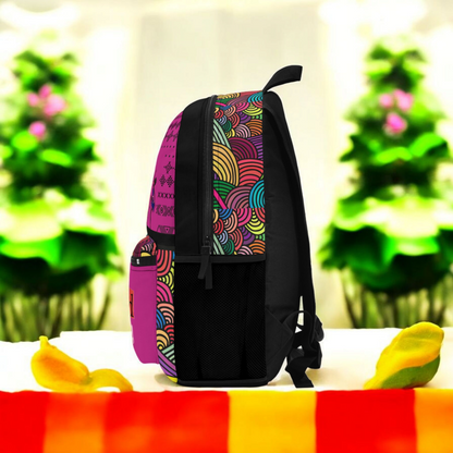 Copy of Tribal Dance Backpack, Ethnic Music Festival Bag, Boho Rucksack, Aztec Design