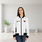 Tiger Graphic Bomber Jacket, Illusion Art All Over Print Women's Outerwear Printify
